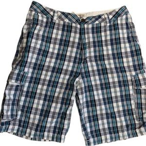 Dockers plaid cargo shorts men’s size 34